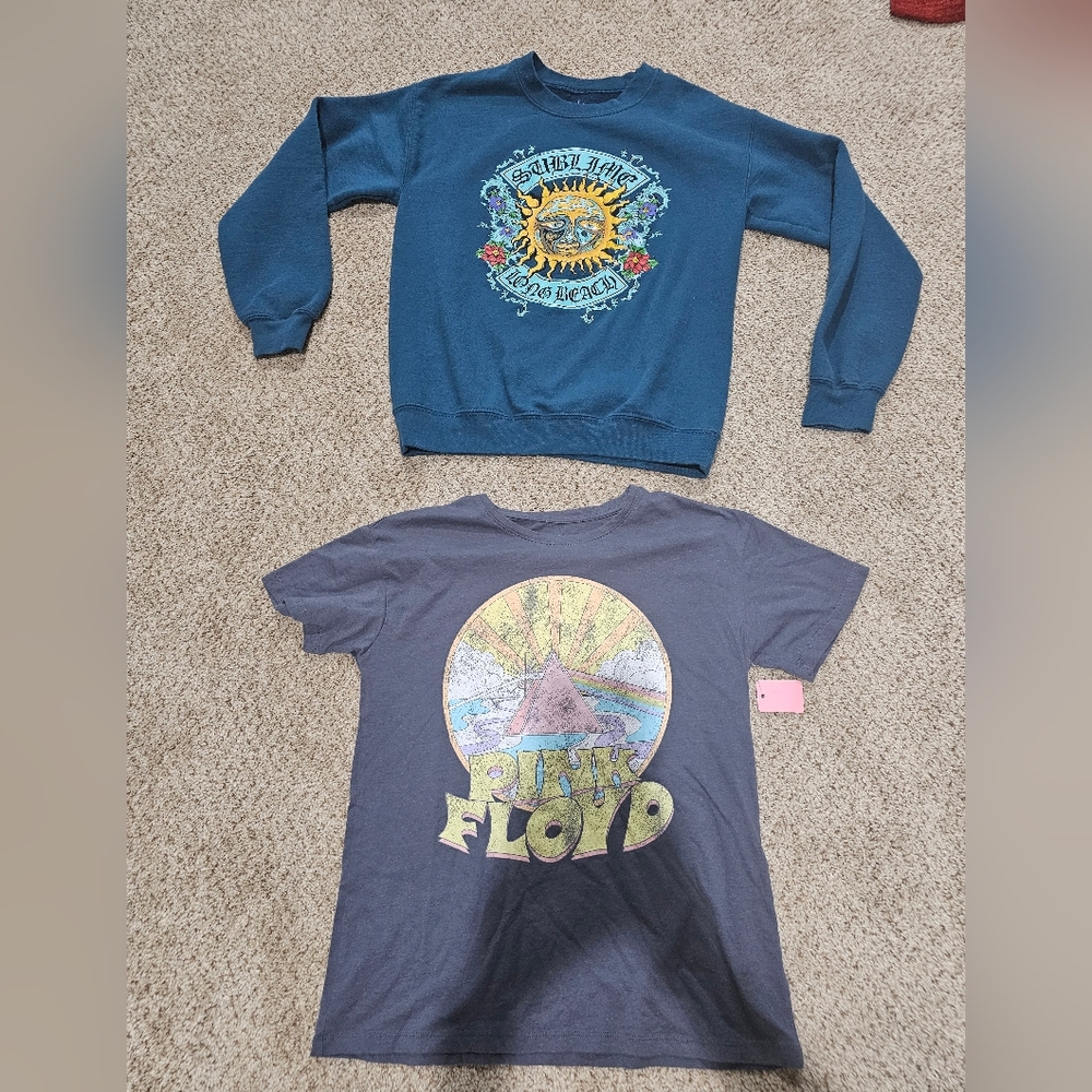 Pink Floyd Band Tee & Sublime Sweatshirt